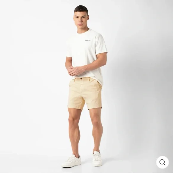 Bearbottom Stretch Chino Shorts Bundle - Brown, Tan, and Green (5.5”) - Picture 3 of 4